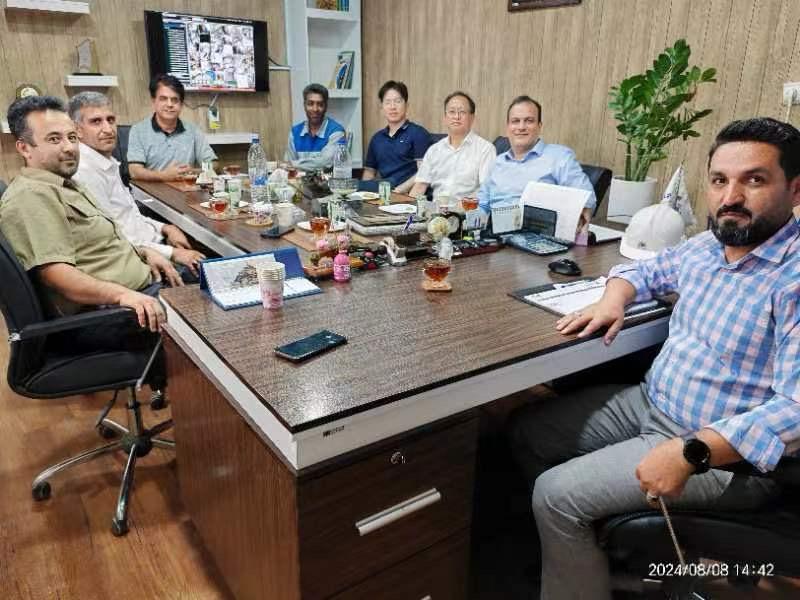 Site visit with customer